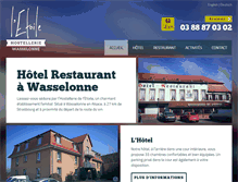 Tablet Screenshot of hostellerie-etoile.com